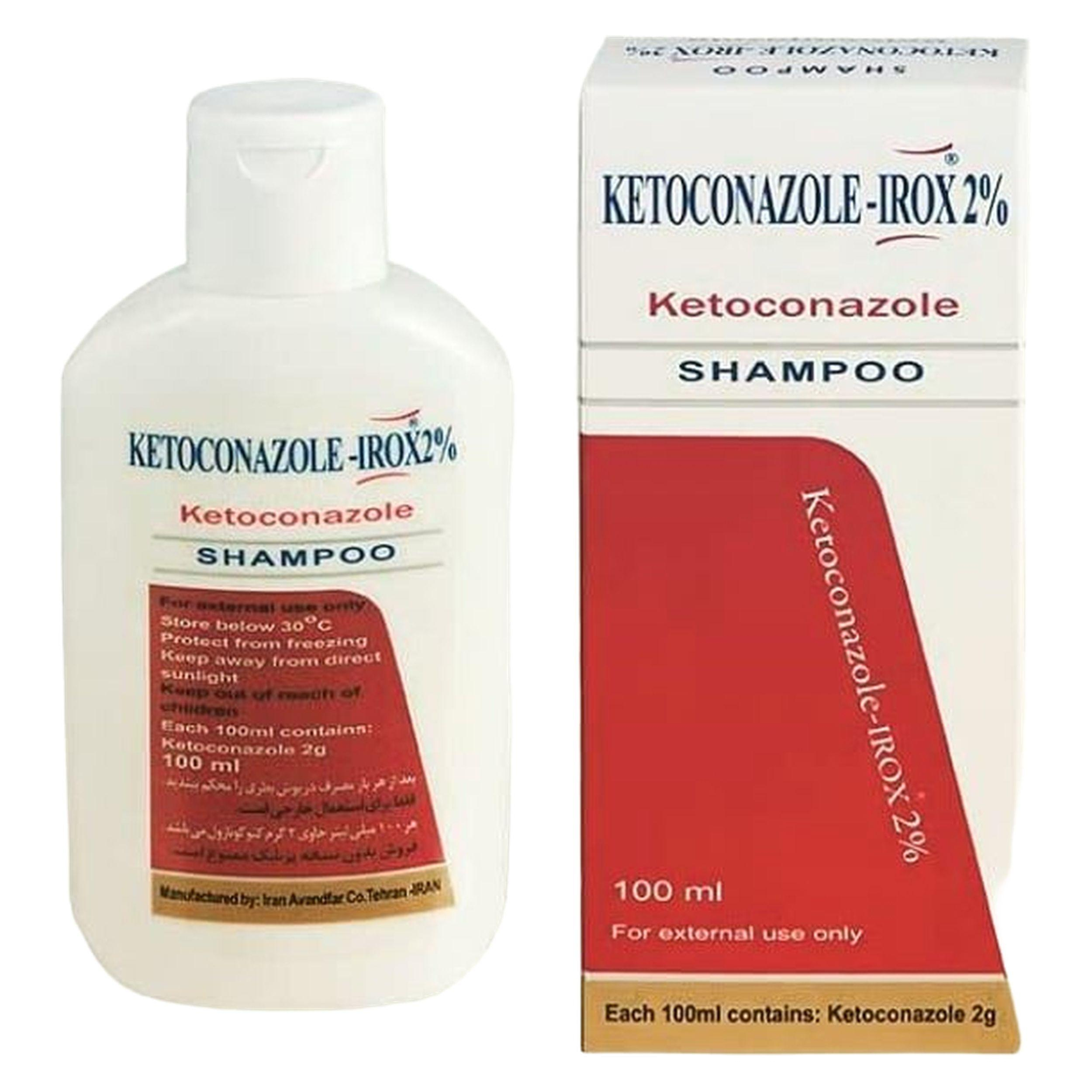 شامپو ضد قارچ حاوی کتوکونازول 2 درصد ایروکس 100 میلیلیتر شامپو ضد قارچ حاوی کتوکونازول 2 درصد ایروکس 100 میلیلیتر