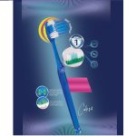 مسواک اسپارکل مدل S4 با برس متوسط بسته 5 عددی